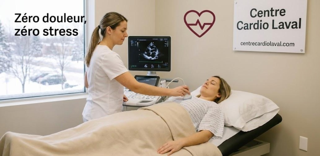 échographie cardiaque à Laval