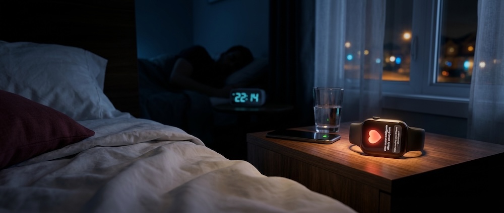 Alerte cardiaque montre intelligente 