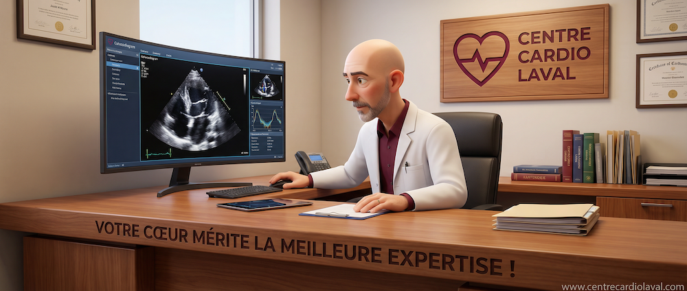 Préparation à l'échographie cardiaque