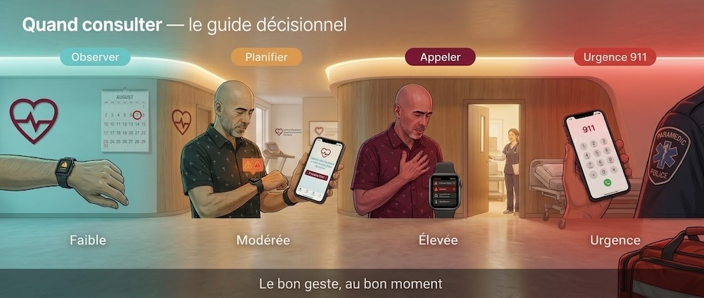 Votre montre intelligente détecte une arythmie : guide complet pour agir sans paniquer