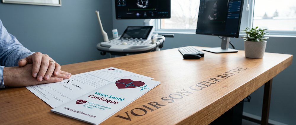 Prescription médicale requise pour une échographie cardiaque au Centre Cardio Laval à Laval