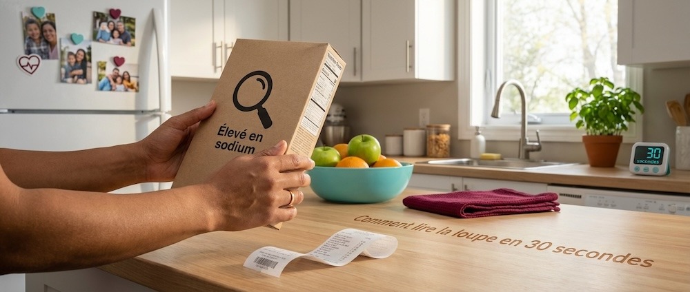Lire la loupe nutritionnelle en 30 secondes à l'épicerie
